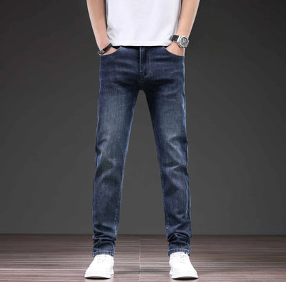 Men’s Casual Slim Straight Stretch Denim Jeans