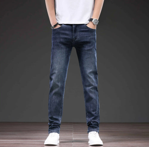 Men’s Casual Slim Straight Stretch Denim Jeans