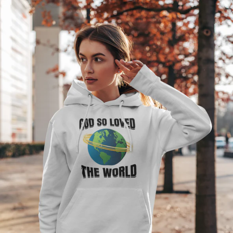 God So Loved Hoodie