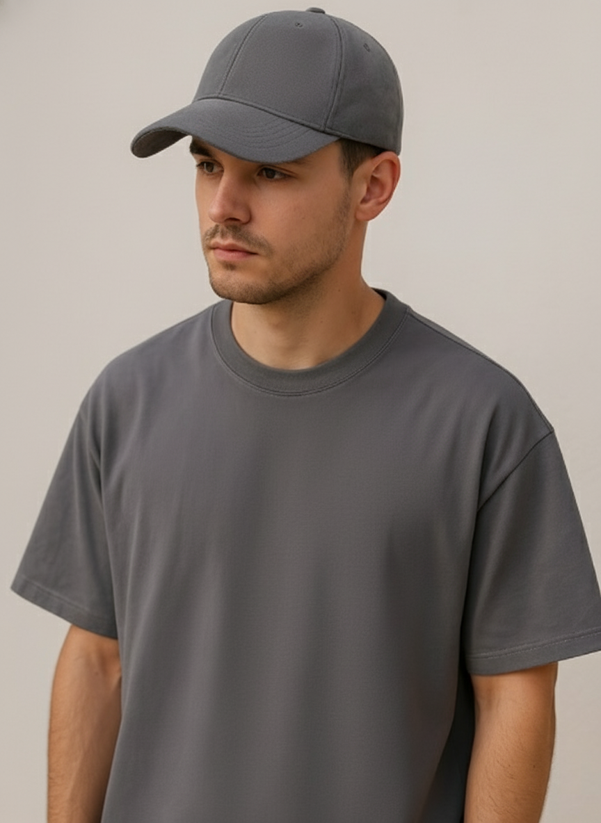 Ultra Suede Fabric Oversized Fit with Matching Cap