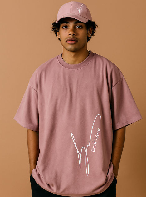 Ultra Suede Fabric Oversized Fit with Matching Cap