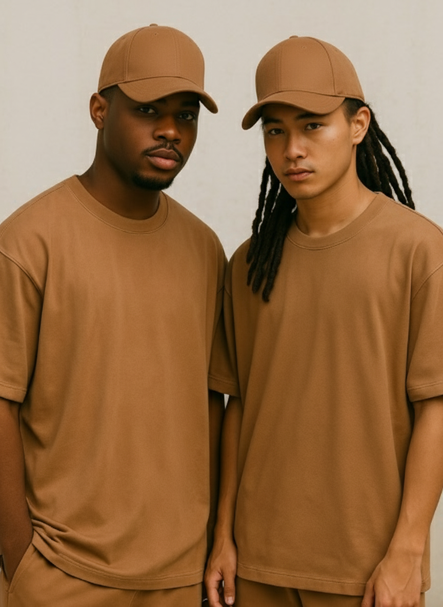 Ultra Suede Fabric Oversized Fit with Matching Cap