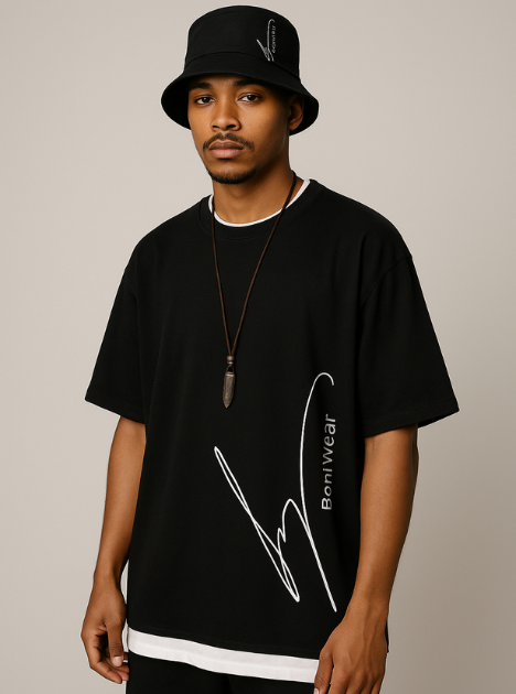 Ultra Suede Fabric Oversized Fit with Matching Cap