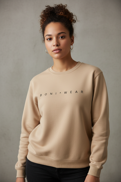 Beige Boniwear sweatshirt