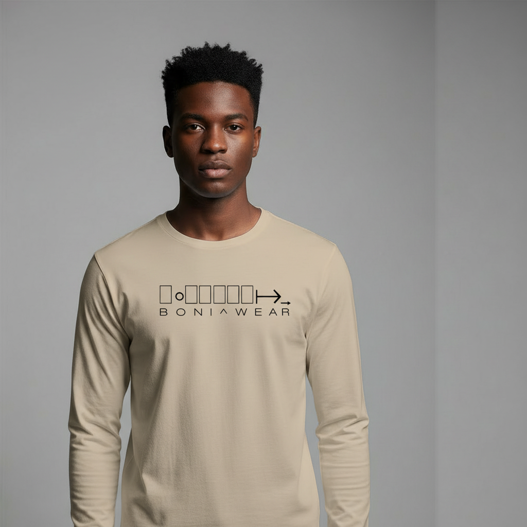 Beige Geometric Logo