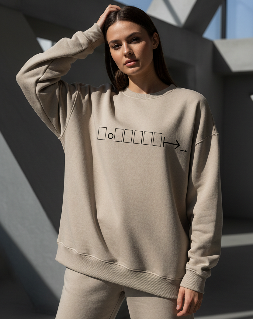 Beige Sweatshirt