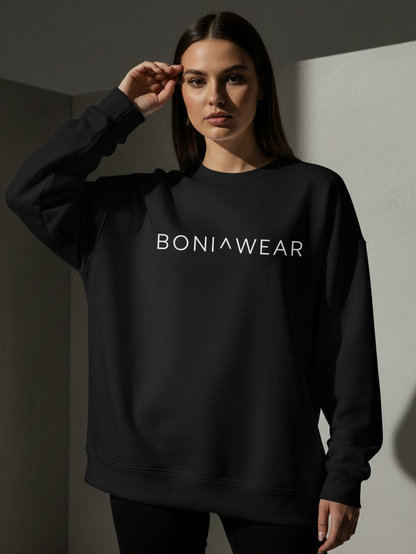 Black Boniwear crewneck