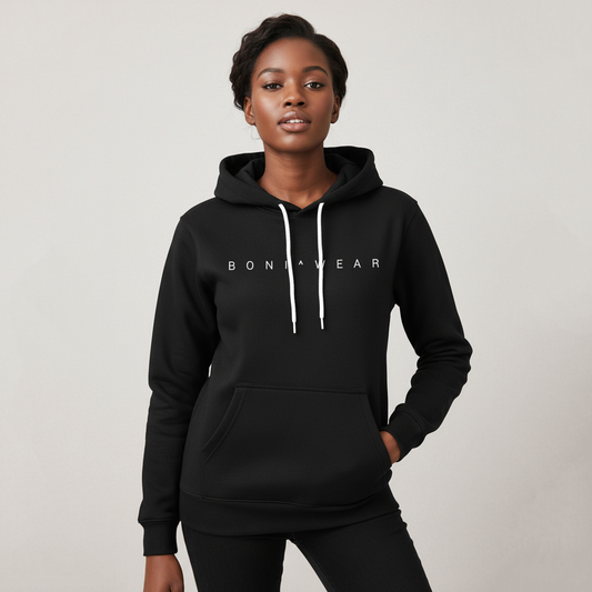 Black Boniwear hoodie