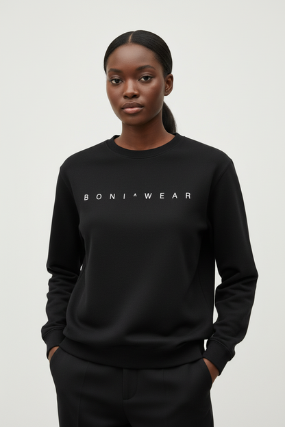 Black Boniwear sweatshirt
