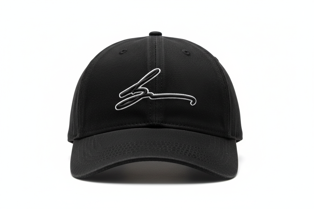 Black Cap - White Logo