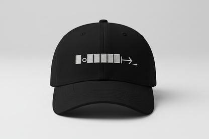 Black Cap - White Logo