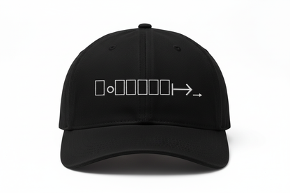 Black Cap - White Logo