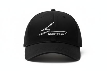 Black Cap - White Logo