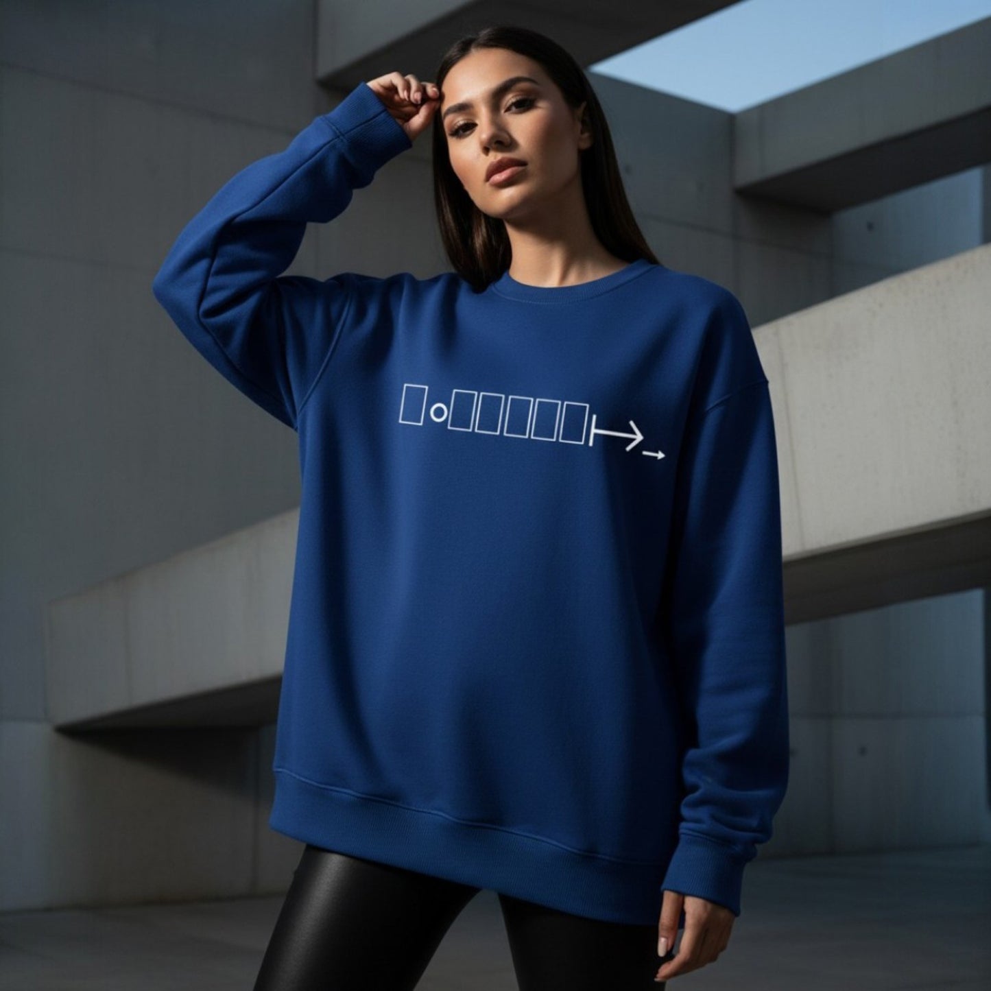 Blue Sweatshirt