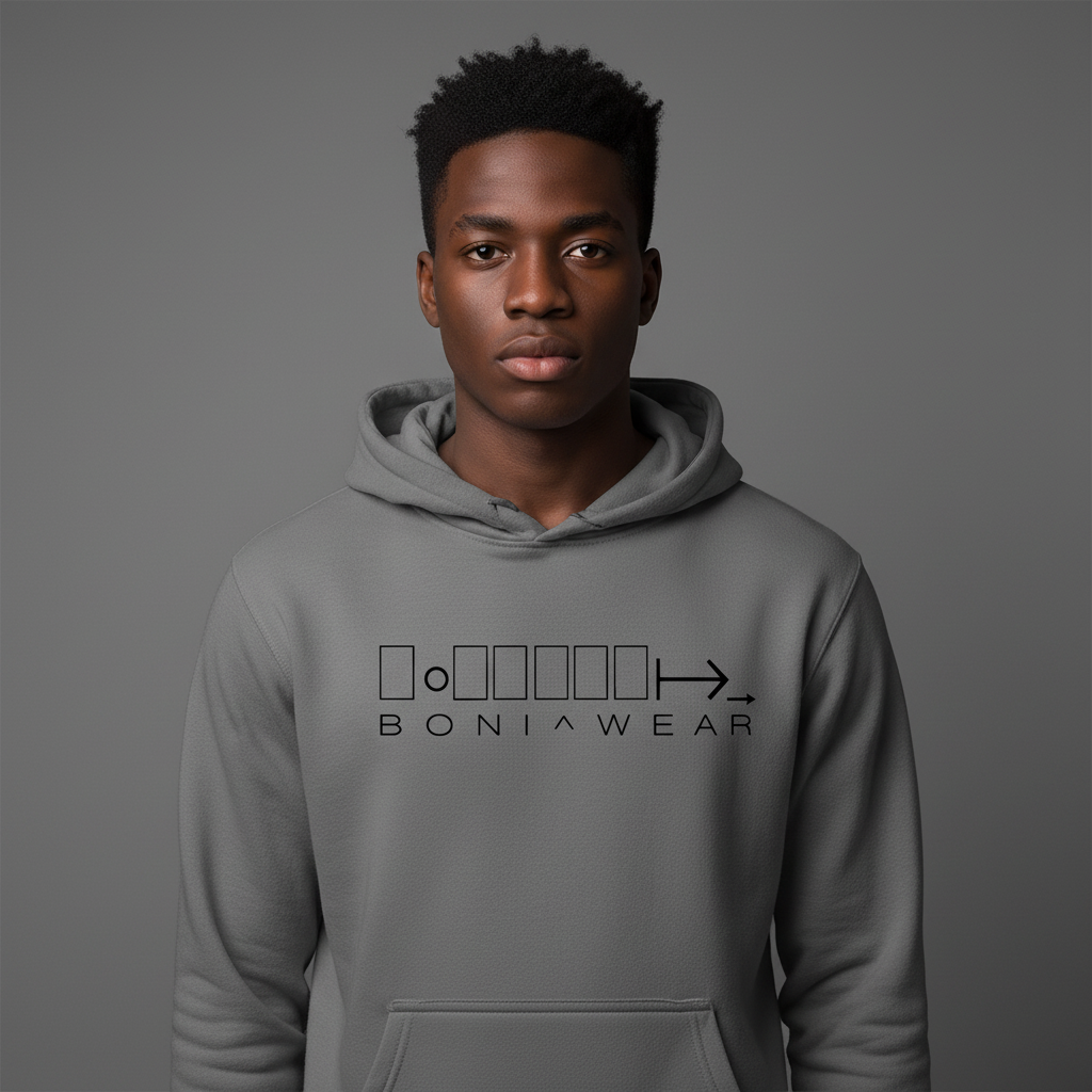 Boniwear Geometric Logo Hoodie