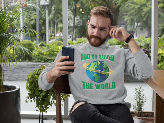 God So Loved Longsleeve Tshirt