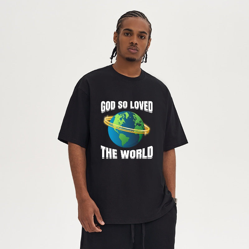 God So Loved Oversized T-Shirt