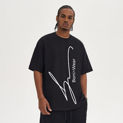 Boniwear Oversized T-Shirt - Script Logo