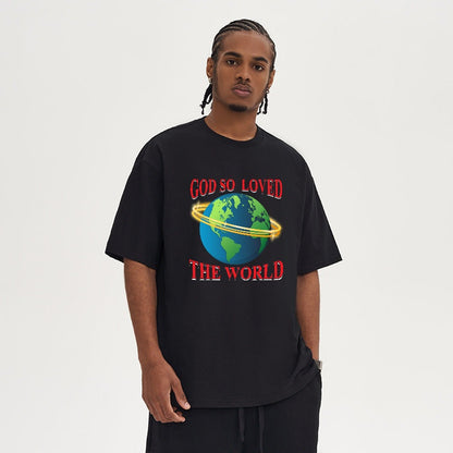 God So Loved Oversized Tshirt