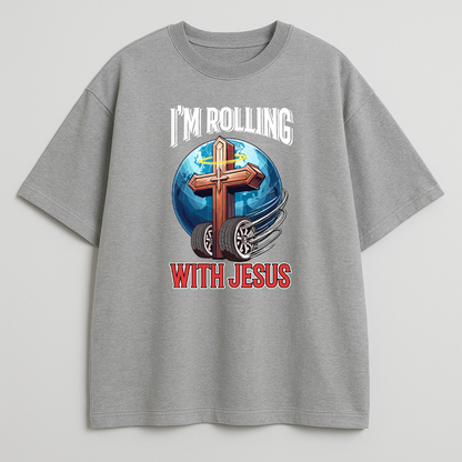 Rolling with Jesus Oversized T-Shirt