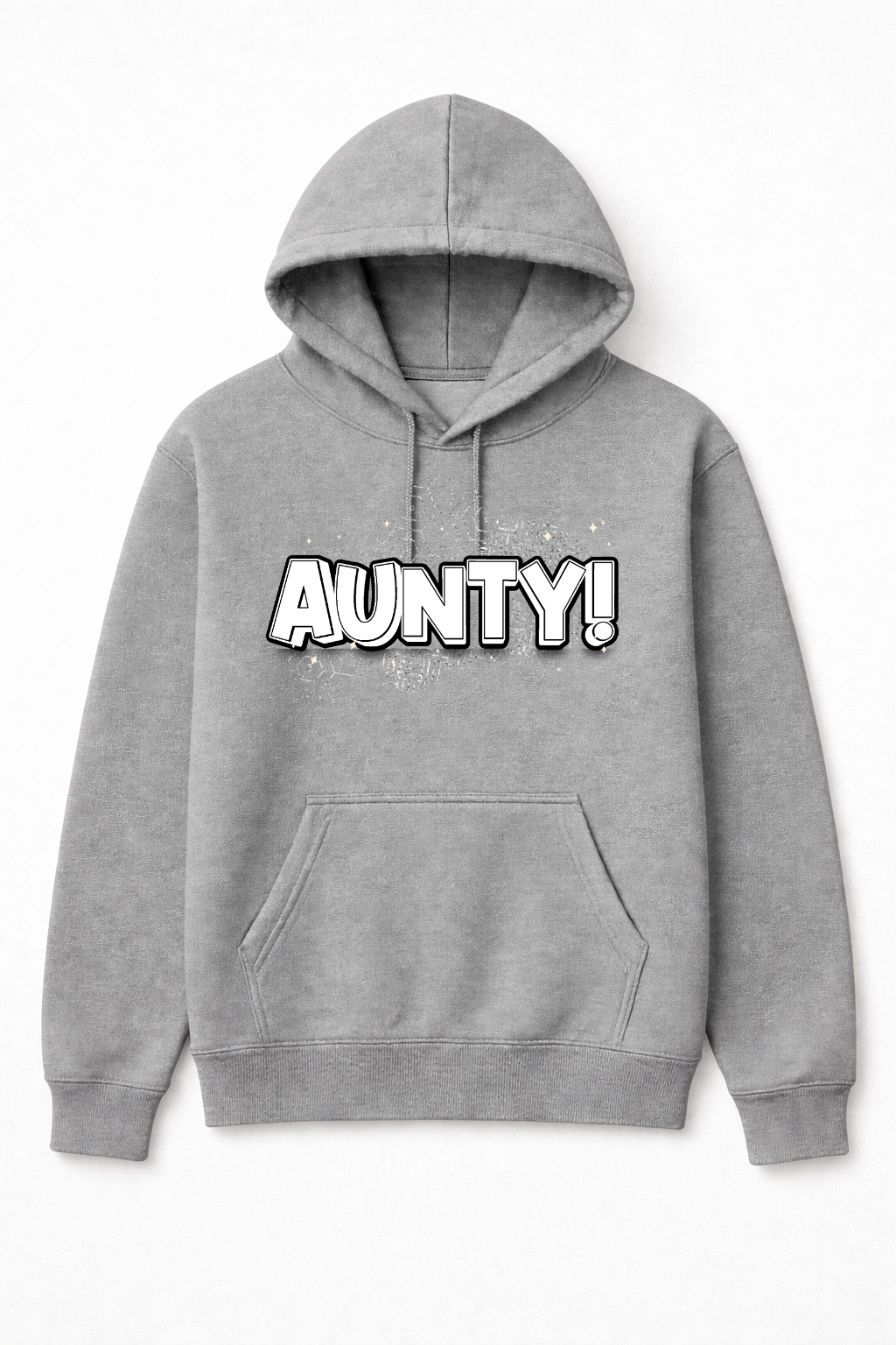Aunty Hoodie-WHT
