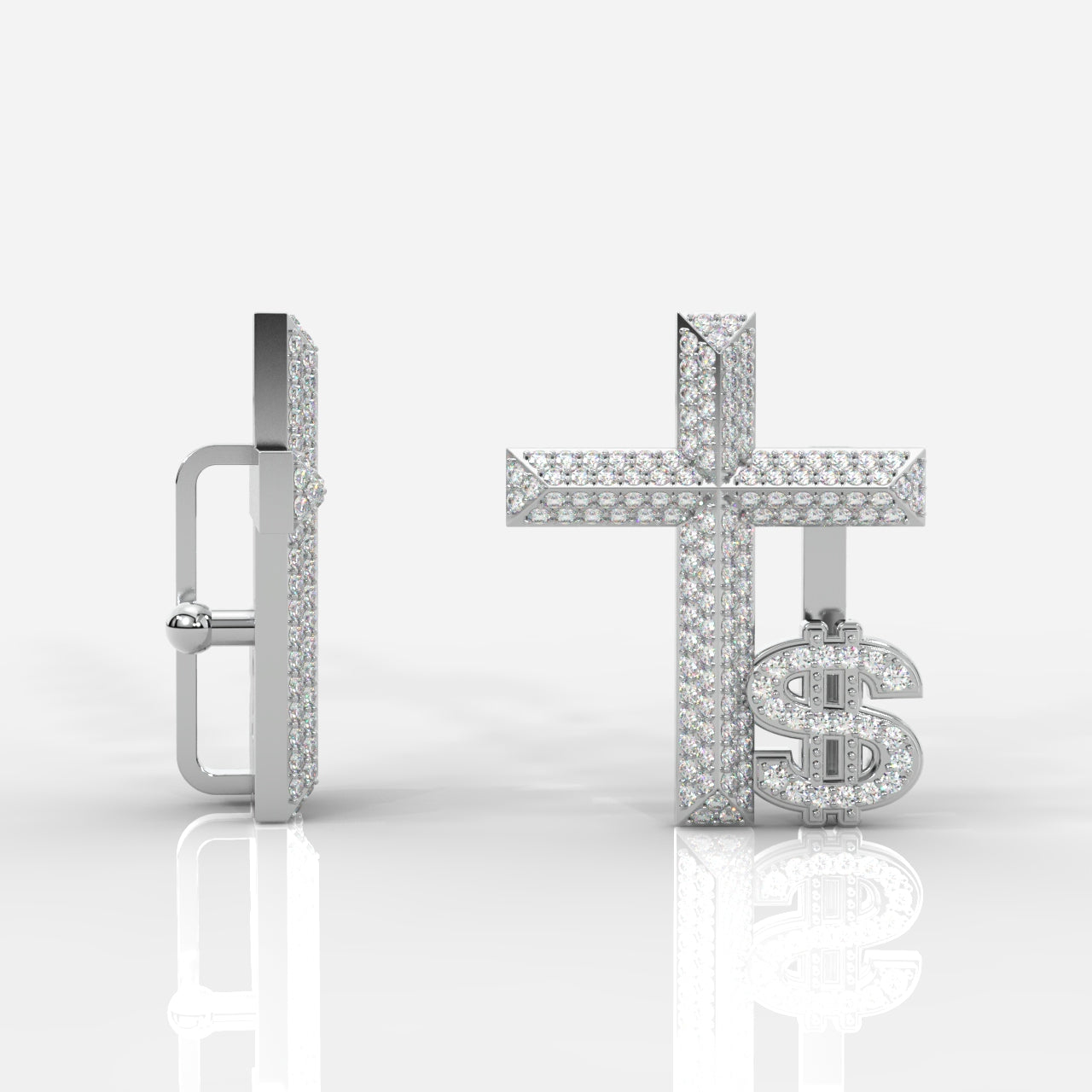 Men's Cross Belt Buckle