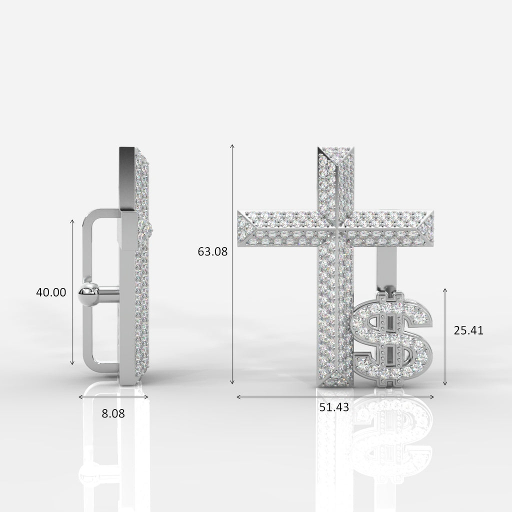 Men's Cross Belt Buckle