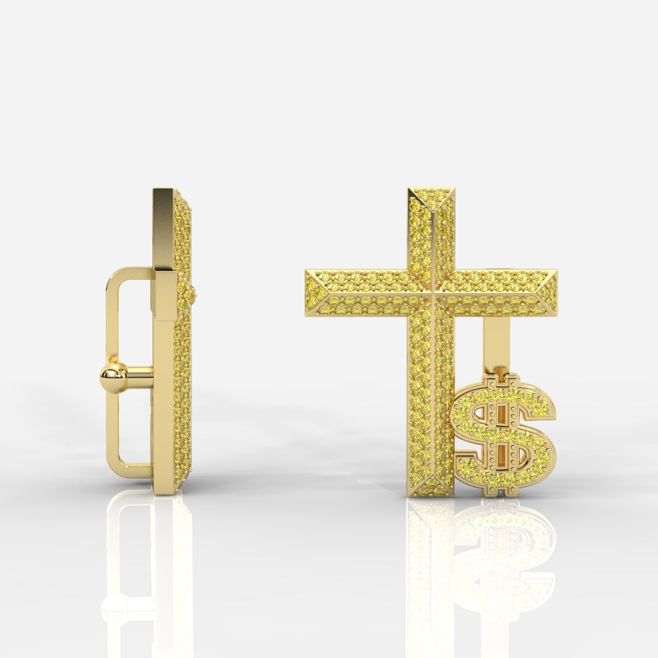 Men's Cross Belt Buckle