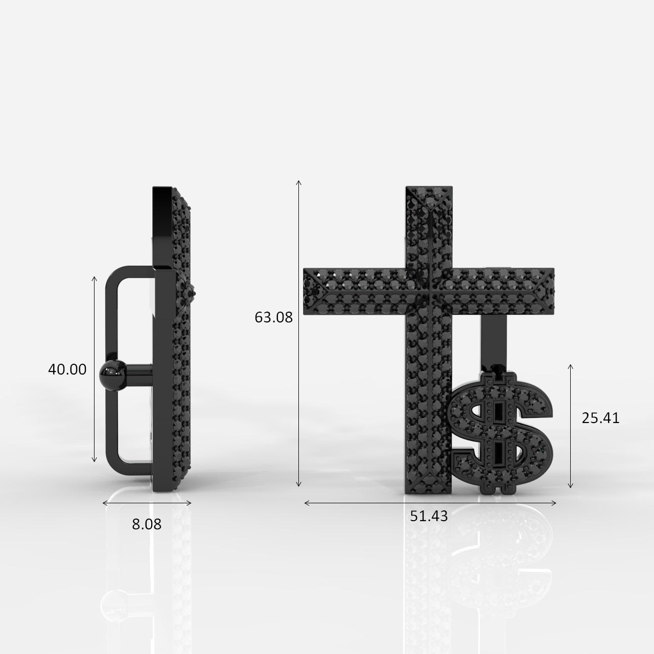 Men's Cross Belt Buckle
