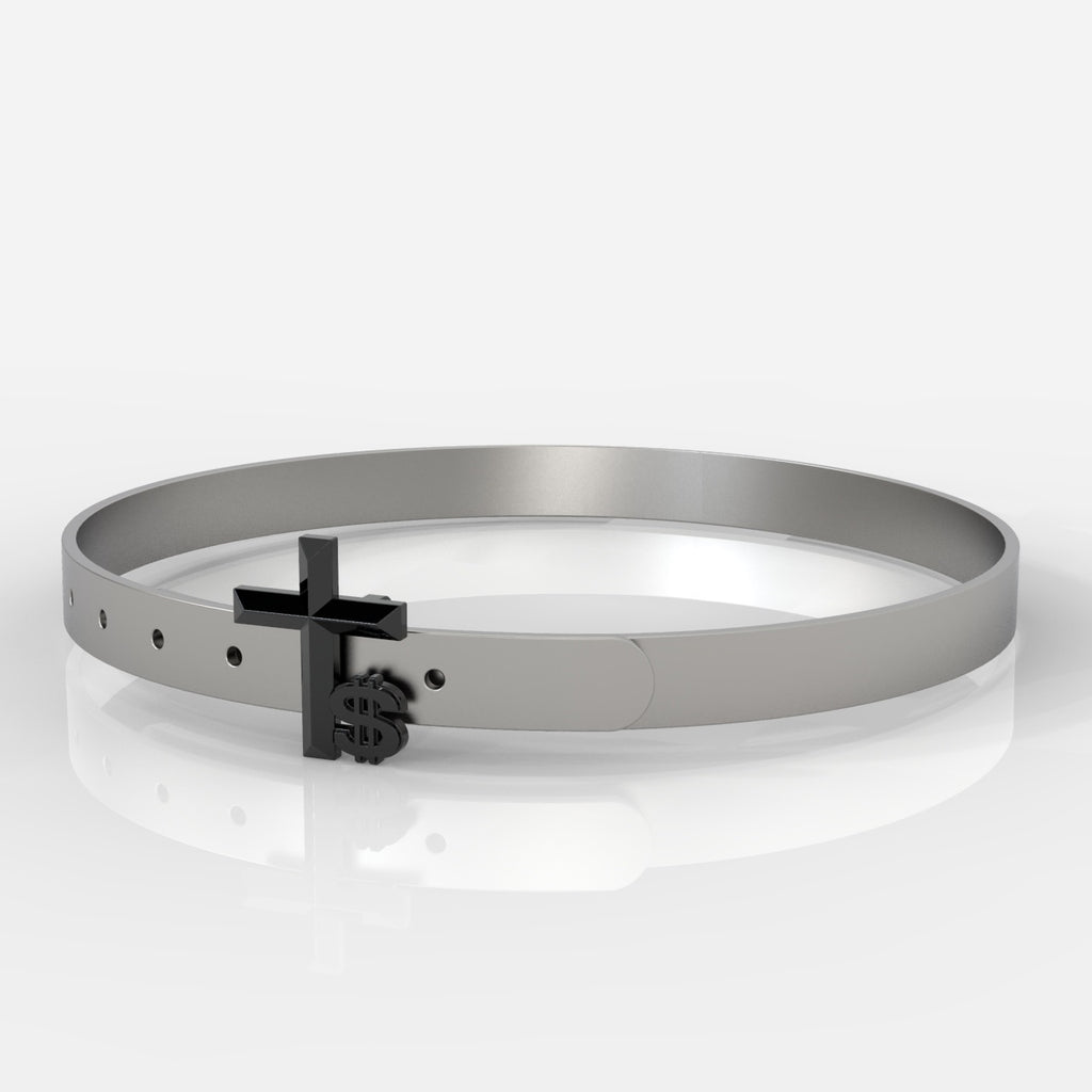 Men's Cross Belt Buckle