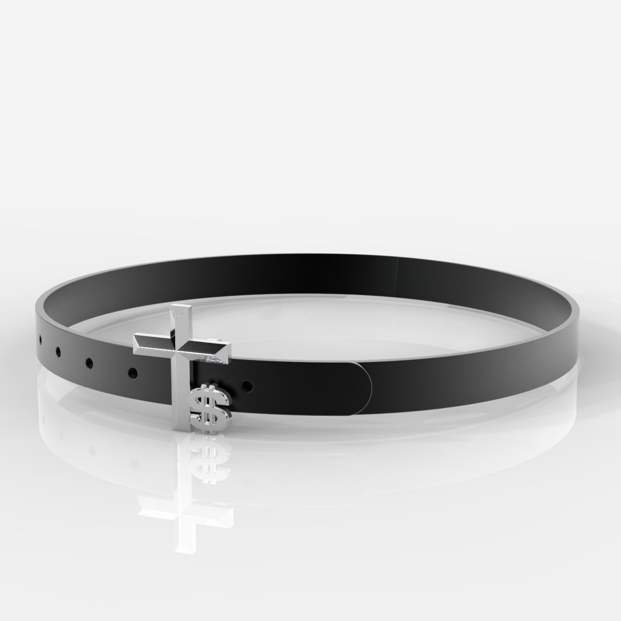 Men's Cross Belt Buckle