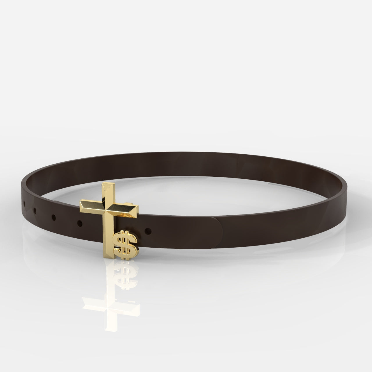 Men's Cross Belt Buckle