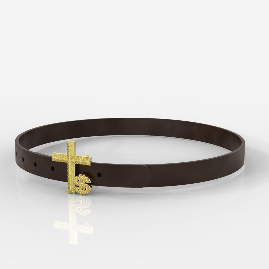 Men's Cross Belt Buckle