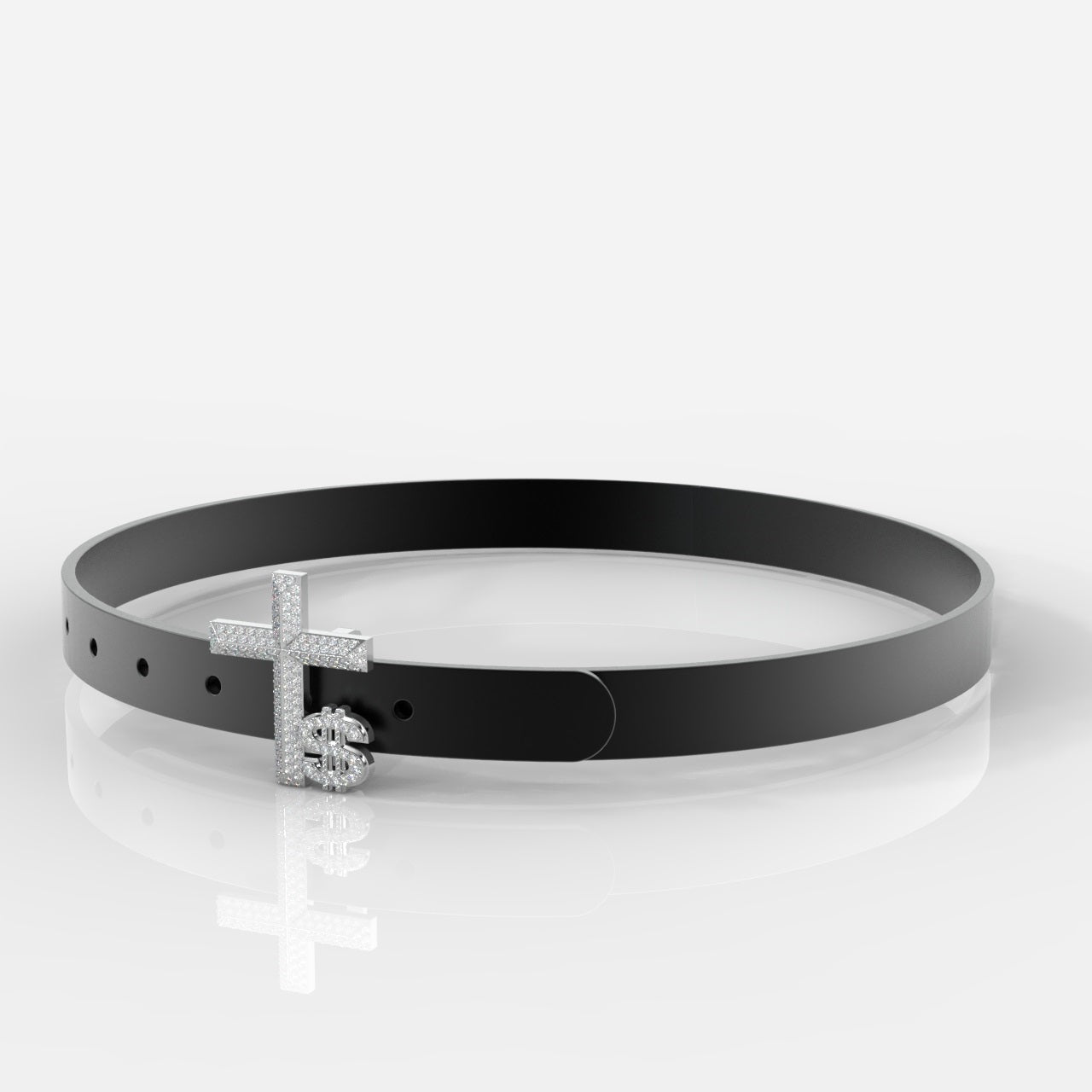 Men's Cross Belt Buckle