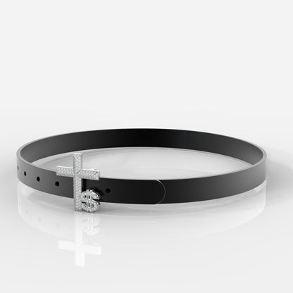 Men's Cross Belt Buckle