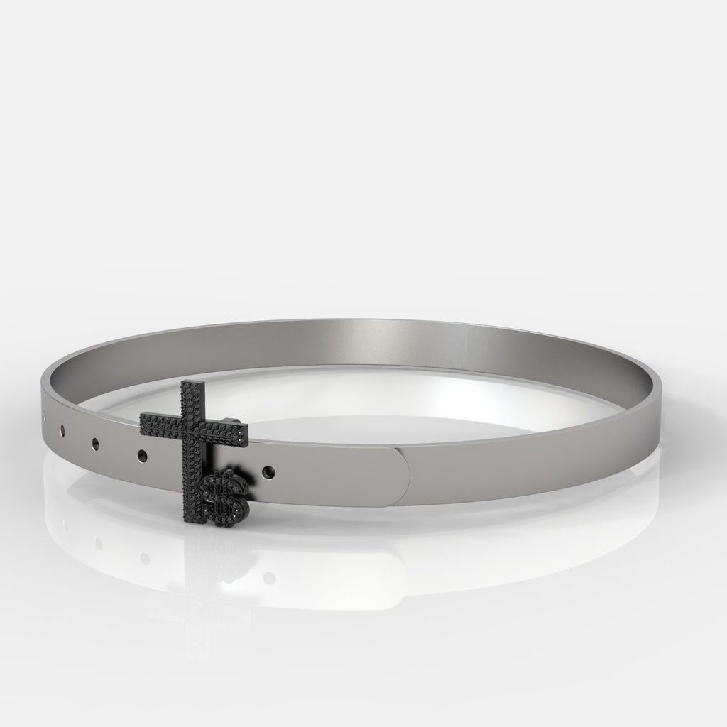 Men's Cross Belt Buckle