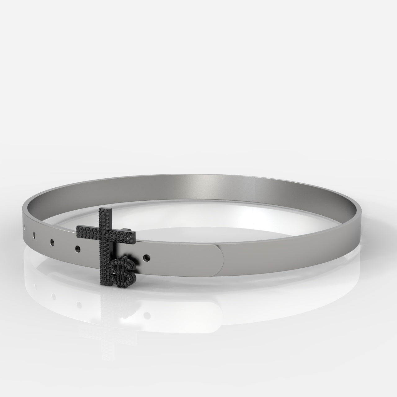 Men's Cross Belt Buckle