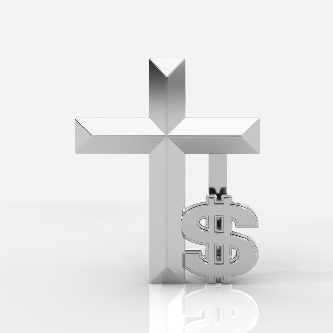 Men's Cross Belt Buckle
