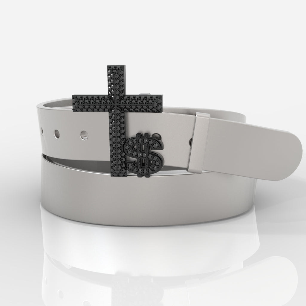 Men's Cross Belt Buckle