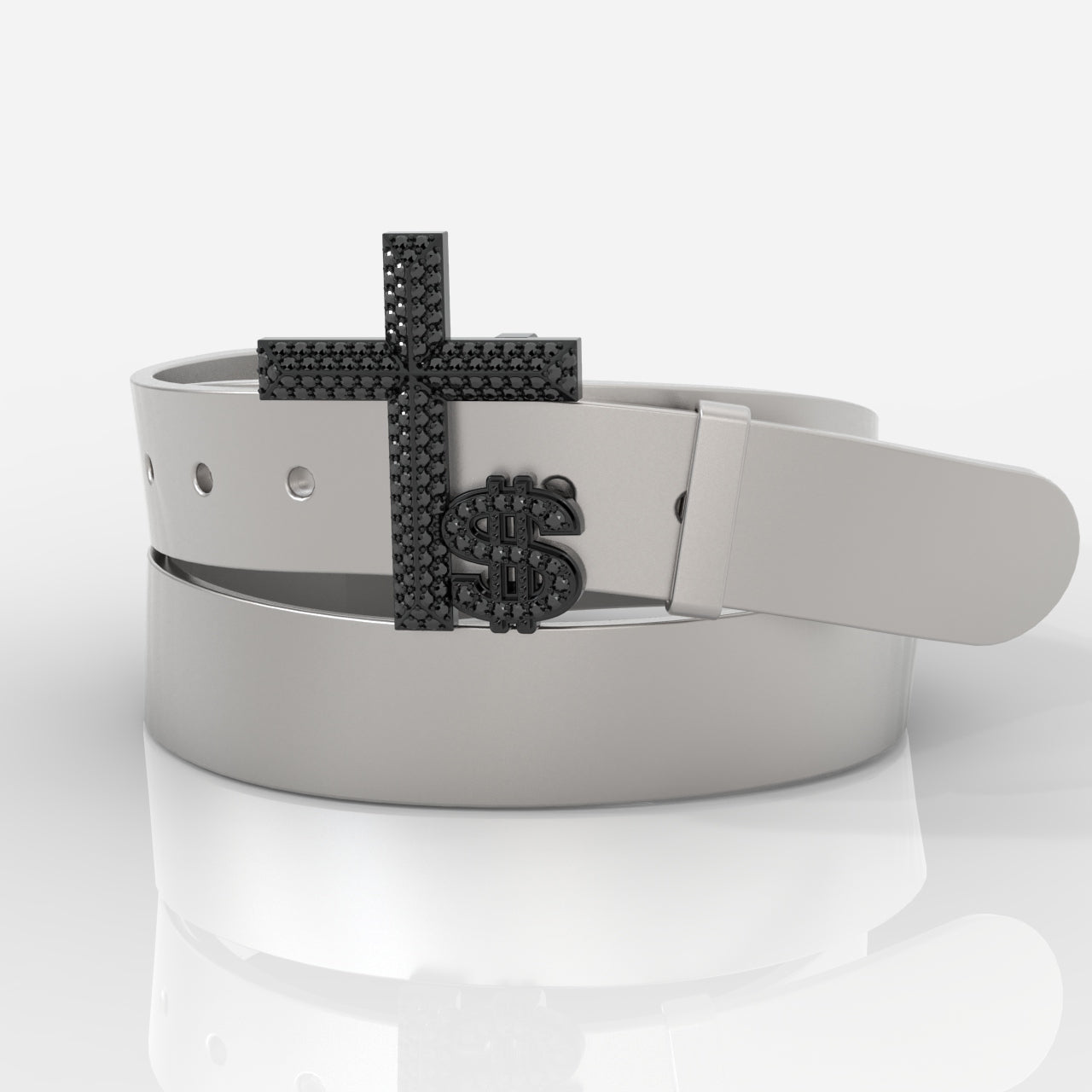 Men's Cross Belt Buckle