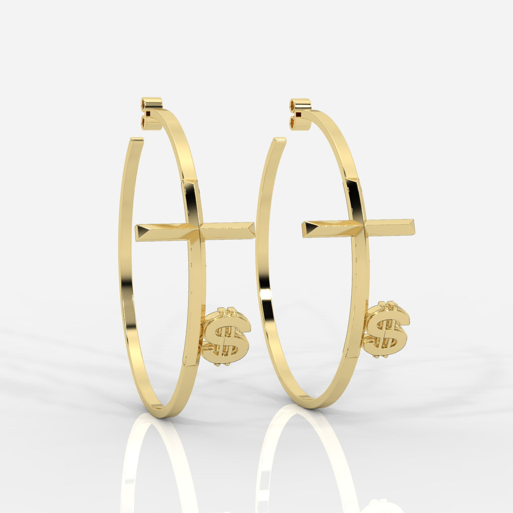 Bonijewelry Women's Circle Earrings