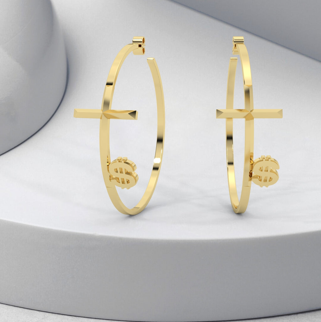 Bonijewelry Women's Circle Earrings