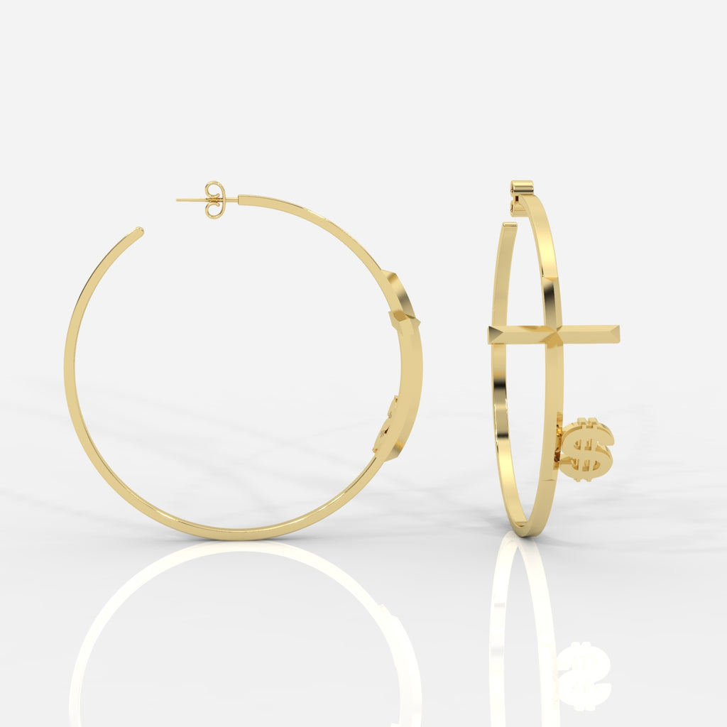 Bonijewelry Women's Circle Earrings