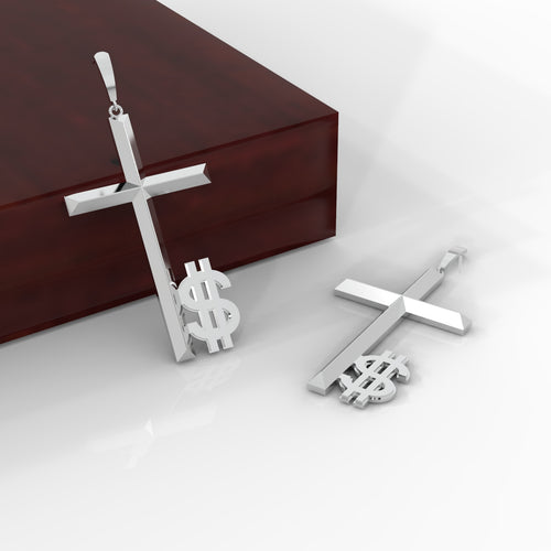 Large hanging earrings