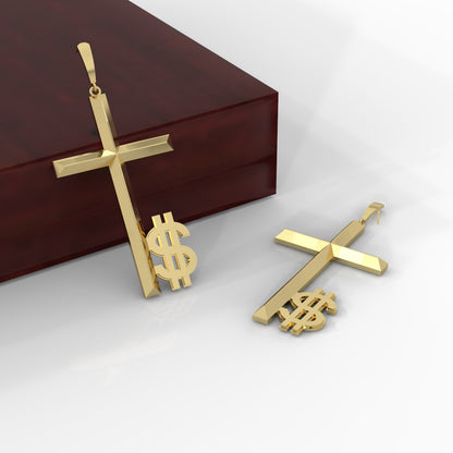 Large hanging earrings