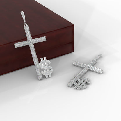 Large hanging earrings