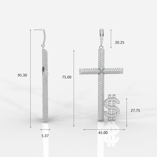 Bonijewelry Women's Dangle Earrings - Large