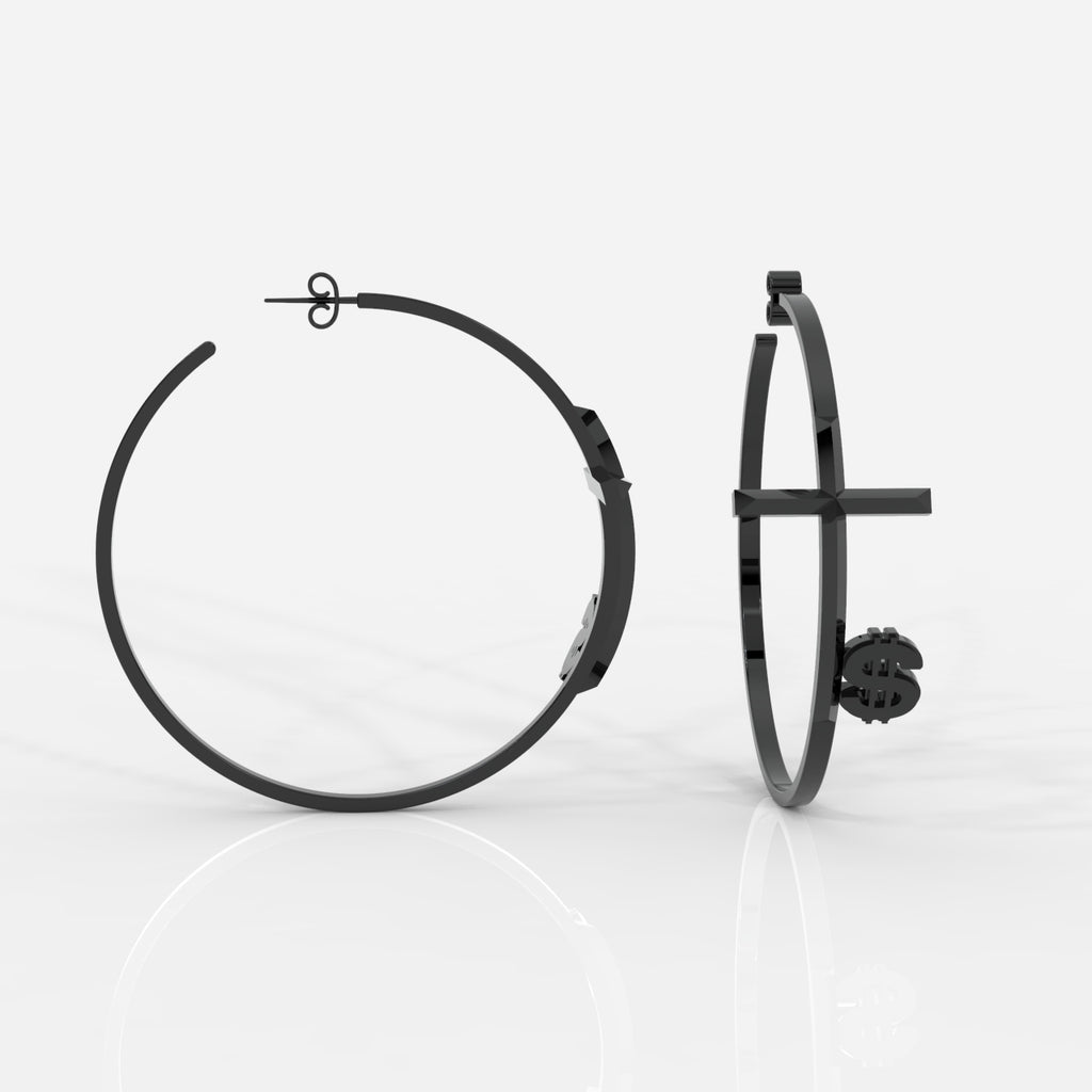 Bonijewelry Women's Circle Earrings