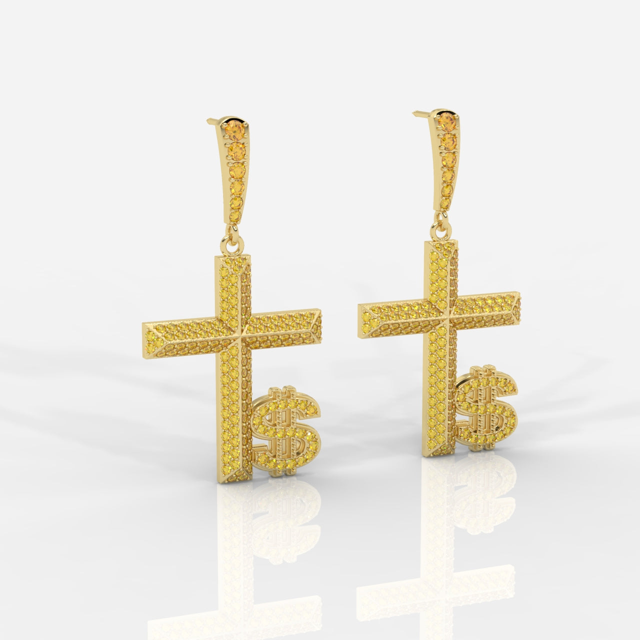 Small hanging earrings