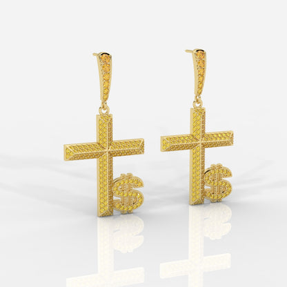 Small hanging earrings